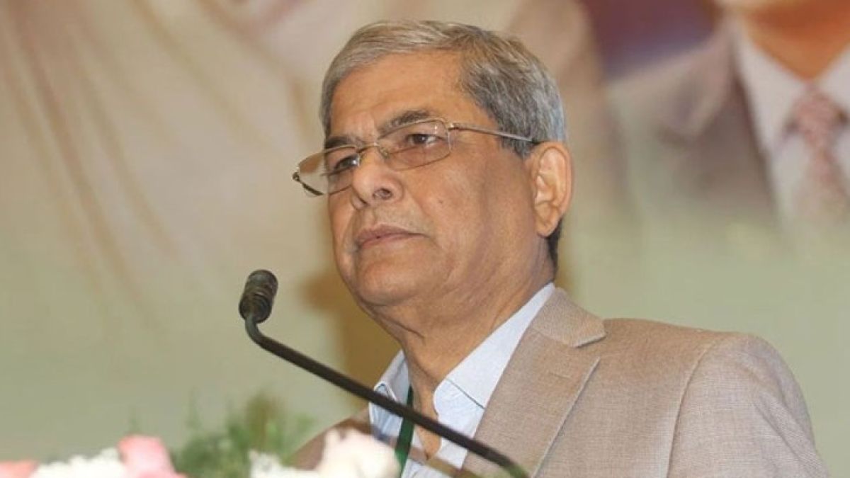 সমাজের হতাশার মূল কারণ বিপ্লবী সংগঠনের অভাব: মির্জা ফখরুল