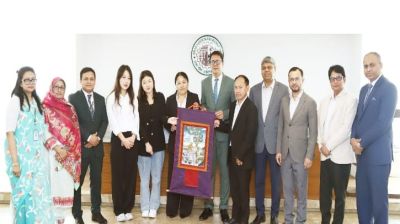 ভুটানের পুঁজিবাজার নিয়ন্ত্রক সংস্থার প্রতিনিধিদের ডিএসই পরিদর্শন