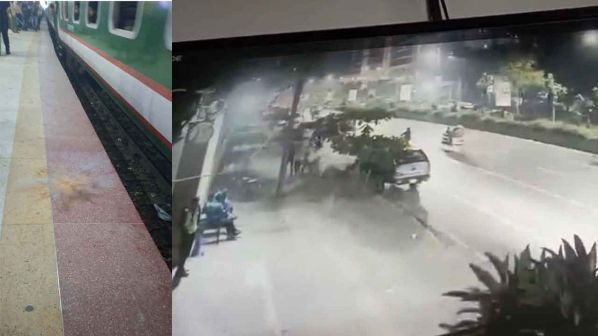 আগারগাঁও ও বিমানবন্দর রেলস্টেশনে ককটেল বিস্ফোরণ