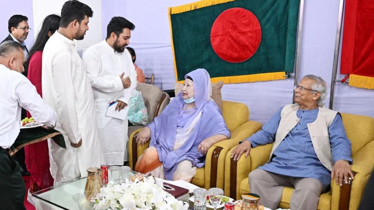 প্রধান উপদেষ্টা ও খালেদা জিয়ার সঙ্গে নাহিদ ইসলামের সৌজন্য সাক্ষাৎ