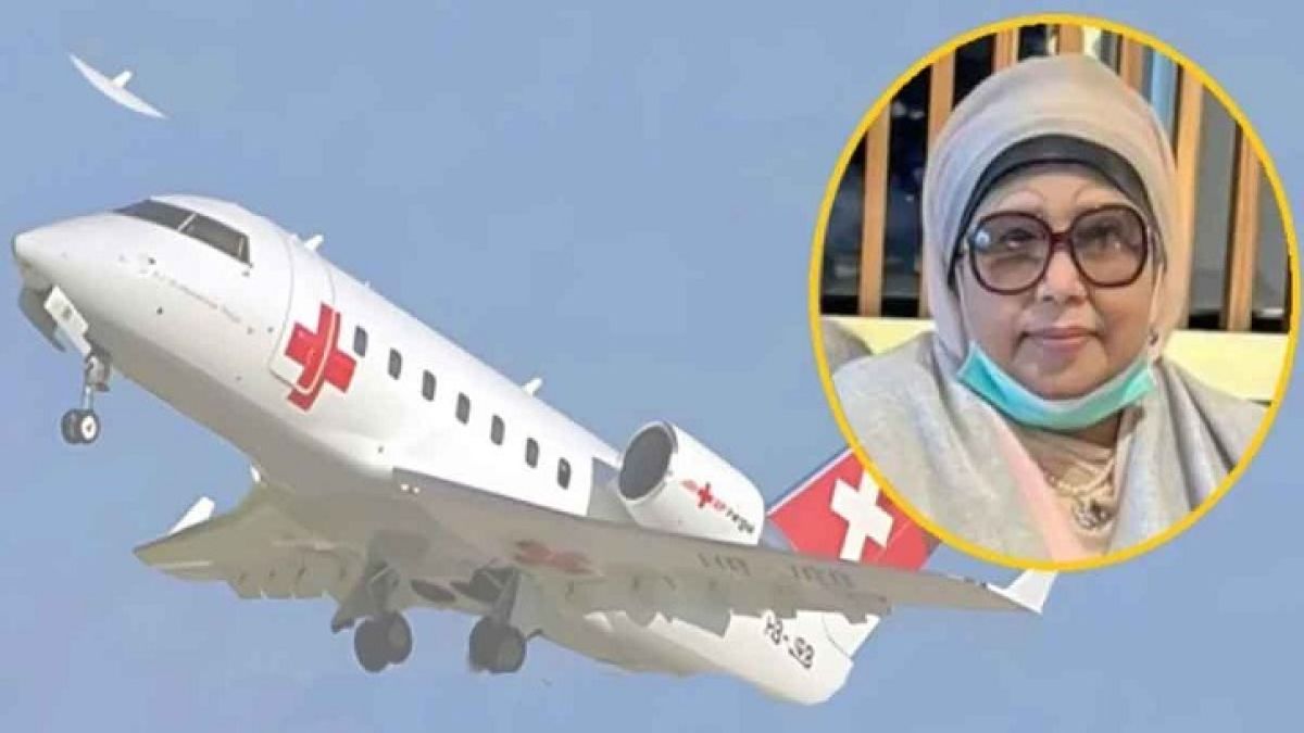 খালেদা জিয়াকে লন্ডনে নিতে আসছে জার্মানির এয়ার অ্যাম্বুলেন্স