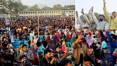 সনাতন ধর্মাবলম্বীরা বিএনপির কাছে শতভাগ নিরাপদ: রাশেদ খাঁন