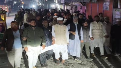 বিএনপি-জামায়াত সংঘর্ষে জামায়াত নেতা নিহতের প্রতিবাদে জামালপুরে বিক্ষোভ মিছিল