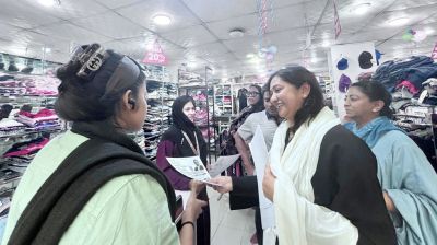 তারেক রহমানের নির্বাচনী প্রচারে কোকোর স্ত্রী শর্মিলা