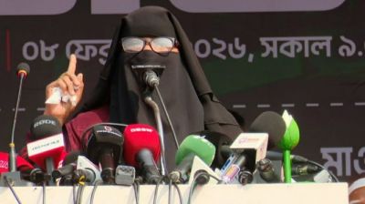 হাদির ‘ভুয়া’ বোন সেজে নাহিদ ইসলামের পক্ষে ভোট চাইলেন নারী