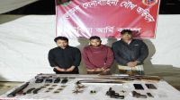 কক্সবাজারে অস্ত্র ও গোলাবারুদসহ আটক ৩