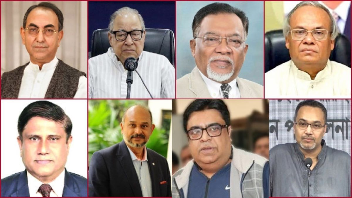 ৮ উপদেষ্টার দপ্তর বণ্টন, কে পেলেন কোন দায়িত্ব