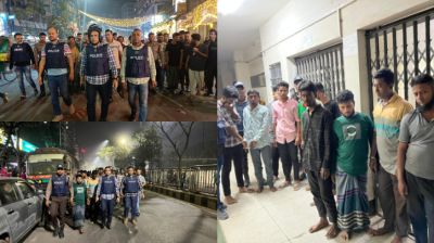 মোহাম্মদপুর-আদাবরে রাতে সাঁড়াশি অভিযান, আটক ৪২