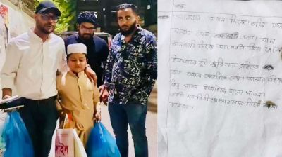 মায়ের কাছে চিঠি লিখে ভাইরাল এতিম শিশুর পাশে বাকৃবি ছাত্রদল আহ্বায়ক