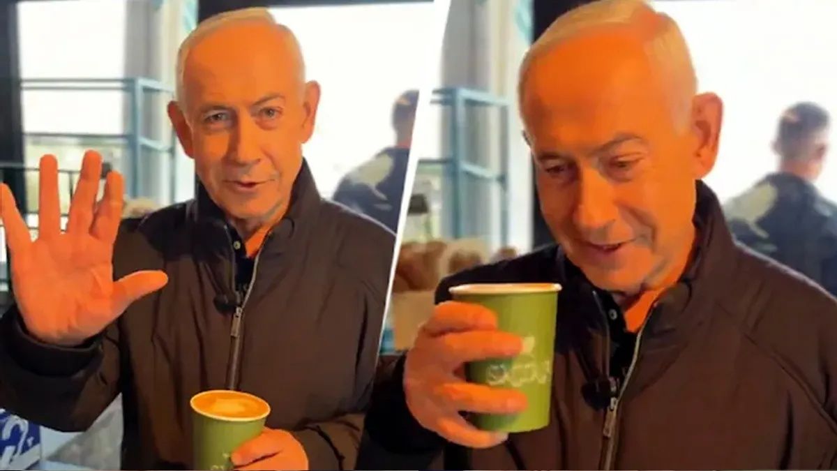 হাতের পাঁচ আঙুল দেখিয়ে ভিডিও প্রকাশ নেতানিয়াহুর