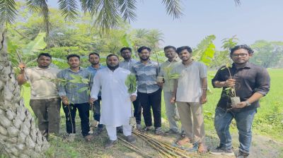 প্রধানমন্ত্রীর ২৫ কোটি বৃক্ষরোপণ পরিকল্পনায় বাকৃবিতে ছাত্রদলের কর্মসূচি