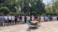 গণভোট অধ্যাদেশ বহাল ও সংবিধান সংস্কার পরিষদ গঠনের দাবিতে ইবিতে মানববন্ধন