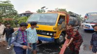 বরিশালে পেট্রোল পাম্পে ভয়াবহ অগ্নিকাণ্ড; লড়ি-মাহেন্দ্রা ও ৩টি মটরসাইকেল ভস্মীভূত