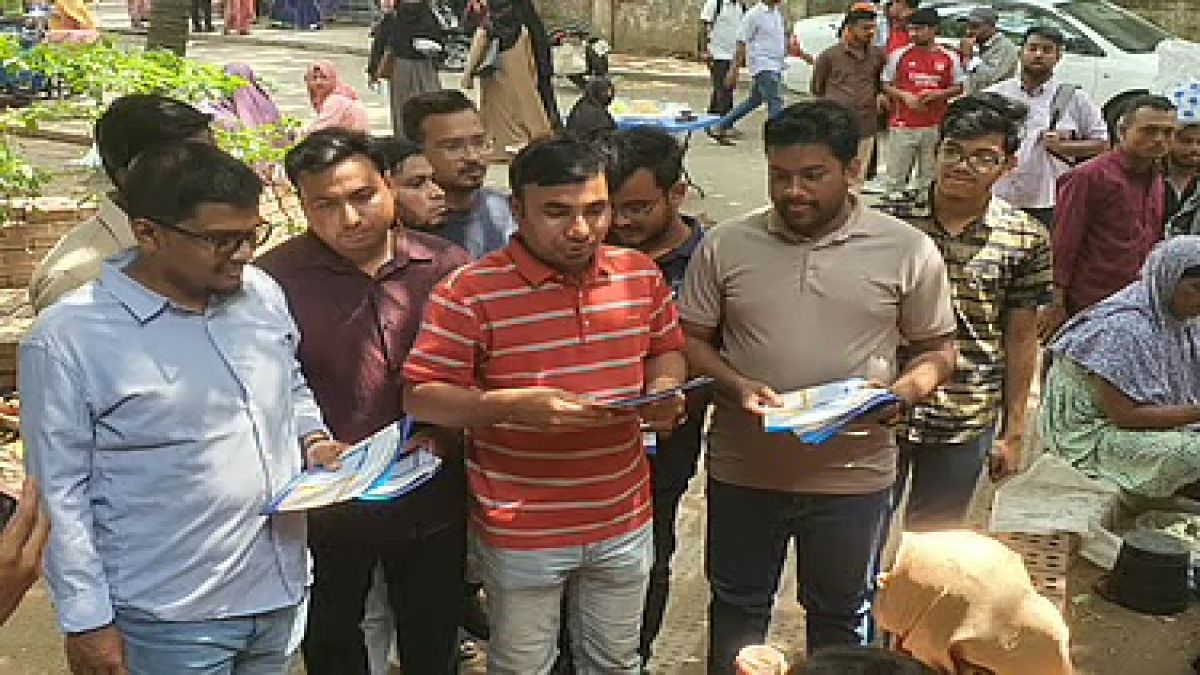 পানি ও বিদ্যুতের অপচয় রোধে ছাত্রদল নেতা তৌহিদের উদ্যোগ