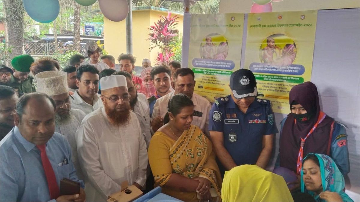 কুড়িগ্রামে হাম-রুবেলা টিকাদান ক্যাম্পেইন উদ্বোধন