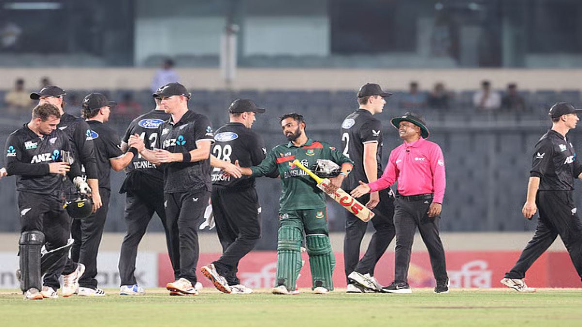 নিউজিল্যান্ডকে ৬ উইকেটে হারিয়ে সমতায় বাংলাদেশ
