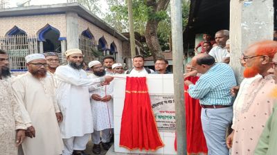 সুন্দরগঞ্জে সড়ক পাকাকরণ কাজের উদ্বোধন