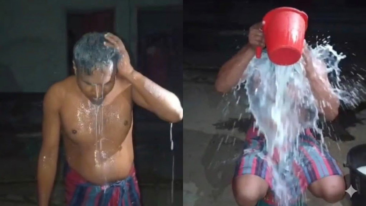 স্ত্রীকে ডিভোর্স দিয়ে ১১ কেজি দুধে গোসল করলেন যুবক