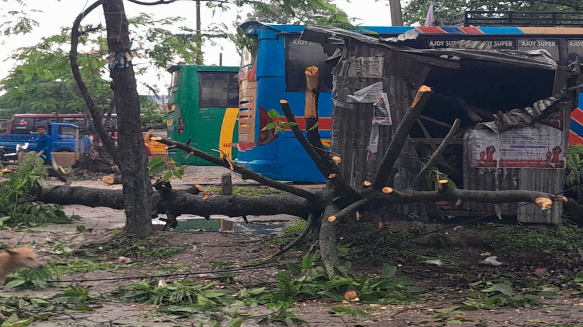 কুড়িগ্রামে কালবৈশাখী ঝড়ের তান্ডব, ব্যাপক ক্ষয়ক্ষতি