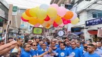 পাবনা প্রেসক্লাবের ৬৫তম বর্ষপূর্তিতে বর্ণাঢ্য আনন্দ শোভাযাত্রা