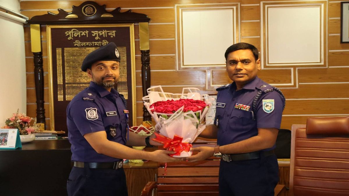 নীলফামারীতে নতুন পুলিশ সুপারের যোগদান