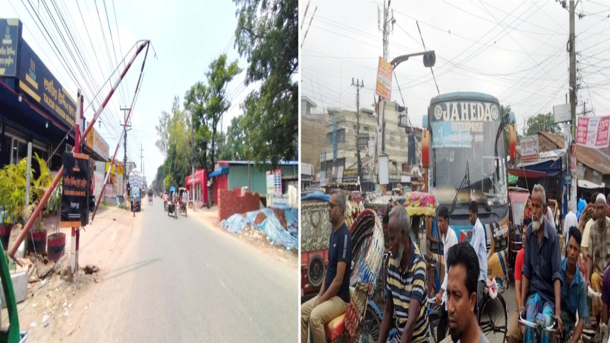 যানজটে নাকাল সৈয়দপুর, ভেঙে পড়েছে ট্রাফিক ব্যবস্থাপনা