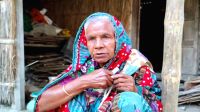 নির্জন চরে অনাহার অর্ধাহারে একাকী জীবন নুরজাহান বেগমের