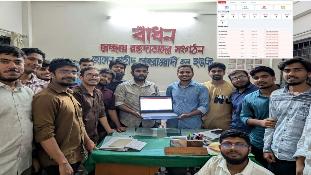এক ক্লিকেই মিলবে রক্তদাতার তথ্য, বাকৃবিতে স্মার্ট অ্যাপের যাত্রা শুরু