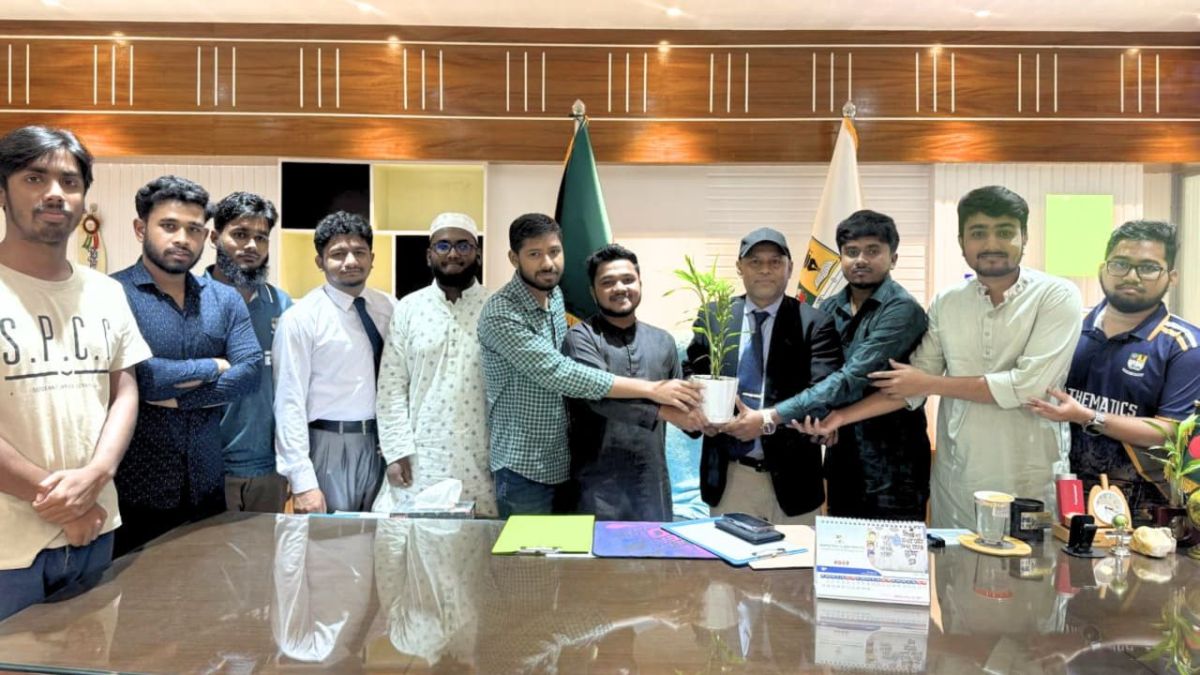 জাবিপ্রবিতে নবনিযুক্ত উপাচার্যকে শুভেচ্ছা সাংবাদিক সমিতির