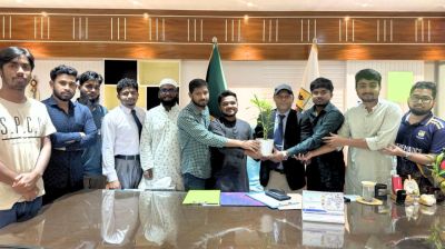 জাবিপ্রবিতে নবনিযুক্ত উপাচার্যকে শুভেচ্ছা সাংবাদিক সমিতির