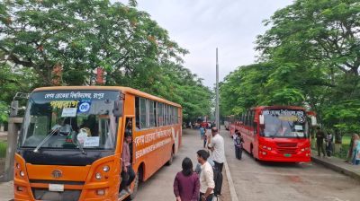 ছাত্রদলের আবেদনে ঈদে শিক্ষার্থীদের জন্য বাস দিল বেরোবি প্রশাসন, শিক্ষার্থীদের উচ্ছ্বাস