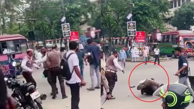 দায়িত্ব পালনকালে মারামারি করা সেই দুই ট্রাফিক কনস্টেবল সাময়িক বরখাস্ত