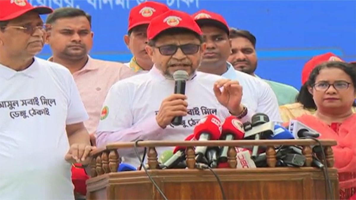 সরকারি প্রতিষ্ঠানে জমা পানি পেলে জরিমানা করা হবে: স্বাস্থ্যমন্ত্রী