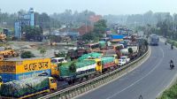 ঢাকা-টাঙ্গাইল-যমুনা সেতু মহাসড়‌কে ১৮ কি‌লো‌মিটার যানজট